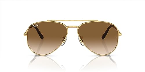 Image of Ray-Ban Unisex Rb3625 New Aviator Aviator Sunglasses