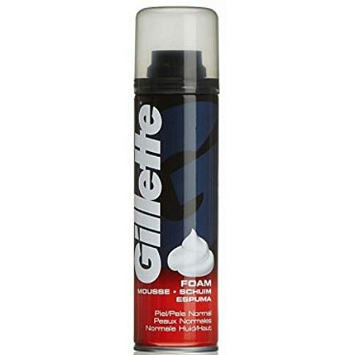 6 x GILLETTE shaving foam regular