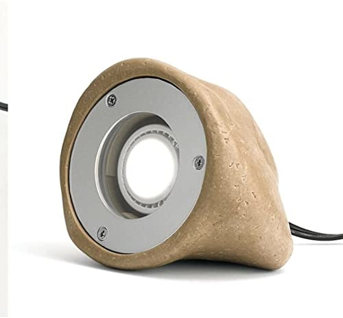 Kichler 28318 Landscape --- 5 Watt Faux Rock Hardwired Low Voltage MR16 LED Spot Light - 200 Lumens - GU5.3 Base -12 Volt - Bulb Included! (1 Fixture)