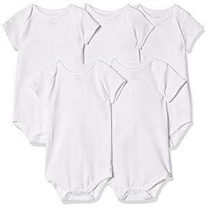 Luvable Friends Baby Girls’ Cotton Bodysuits