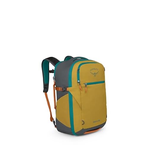 Osprey Daylite 35L Travel Pack, Tumbleweed Yellow/Tunnel Vision