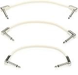 Ernie Ball - Cable de conexión plano para pedales, color blanco