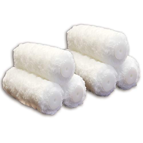 Jumbo 7"X 3/4" Nap Win Paint Lint Free High Density Knitted Polyester Fabric Jumbo Roller Covers (6 Pack) #TOP14