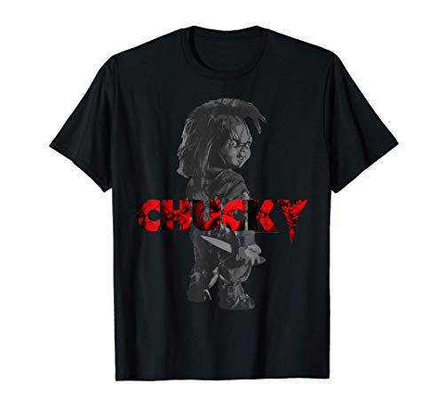 Child's Play Chucky Red Accent Logo Camiseta