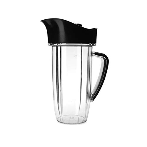 NutriBullet NBM-U0273 Rx 45 Oz Oversized Cup with Pitcher Lid, Black/Clear