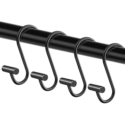 Myfolrena Duschvorhanghaken aus Metall für Badezimmer Cover