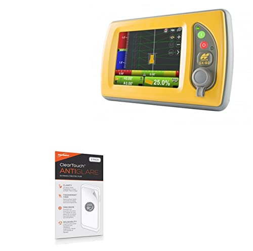 BoxWave Screen Protector Compatible with Topcon GX-60 - ClearTouch Anti-Glare (2-Pack), Anti-Fingerprint Matte Film Skin for Topcon GX-60