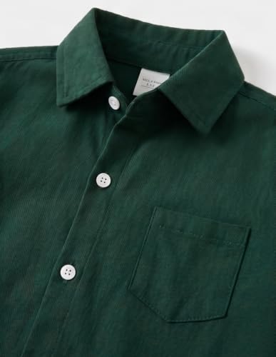 Image of Shirt for Kids | Long Sleeve Club Collar Shirts | Formal and Casual Wear | Stylish Solid Shirt for Boys and Girls | Regular Fit Buttoned and Chest Pocket