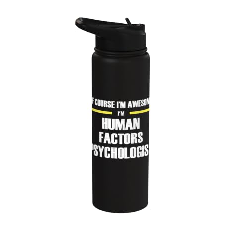 The New Awesome Human Factors Psychologist Stainless Steel Insulated Water