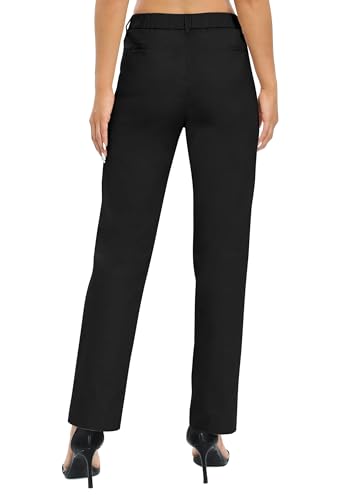 Urban CoCo Women's Elastic Waisted Work Pants Business Casual Office Pants Trousers with Pockets4