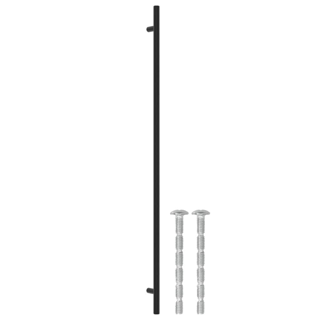 Genérico Tiradores para armarios 20 uds Acero Inoxidable Negro 480 mm,Bricolaje,Accesorios de Bricolaje,Ferretería para armarios,Pomos y picaportes de armarios-3203610