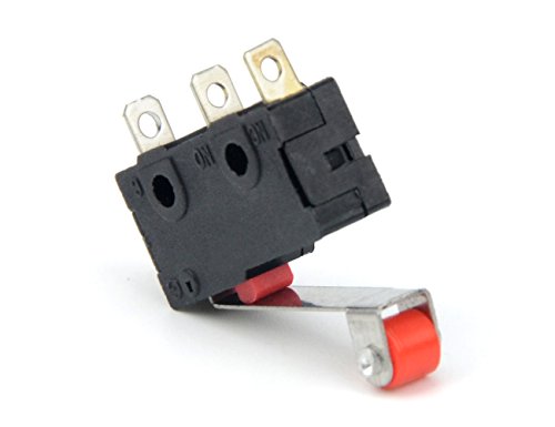 Wmycongcong 20 Pcs Momentary Hinge Roller Lever Micro Limit Mini Switch Ac 125V 5A Spdt 3 Pin #TOP4
