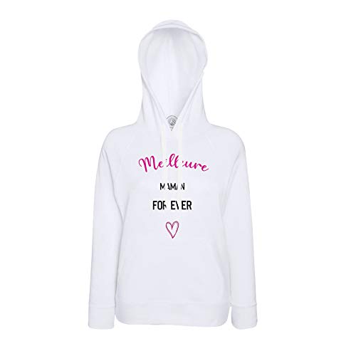 Sweat à capuche maman imprimé cœur vêtement décontracté
