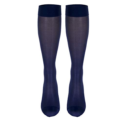 Image of Truform Sheer Compression Stockings, 15-20 mmHg, Women's Knee High Length, 20 Denier