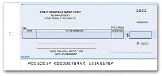 Personal Size One Write Check