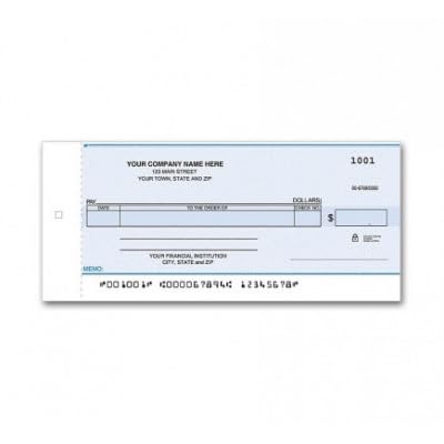 Personal Size One Write Check by PrintEZ