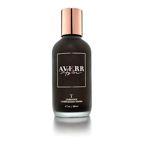 Averr Aglow Luminous Complexion Toner, Face Skincare, Reduce Blackheads Breakouts & Dark Circles, Natural Solution Moisturizing Facial Toner, Hydrating & Soothing Effect Cover