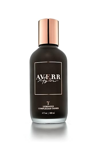 Averr Aglow Luminous Complexion Toner Face Skincare Reduce Blackheads Breakouts & Dark Circles Natural Solution Moisturizing Facial Toner Hydrating & Soothing Effect
