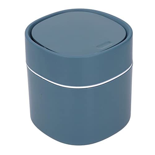 MAVIS LAVEN pequeña caneca de basura con tapa azul