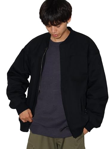 [ビームスハート] ブルゾン ビック キャップショルダー ジャケット メンズ BLACK S 42180081639