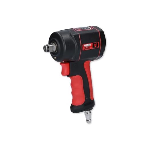 KS Tools 515.1315 Atornillador de impacto neumático de alta potencia de 1/2" THE miniDEVIL, 1084 Nm