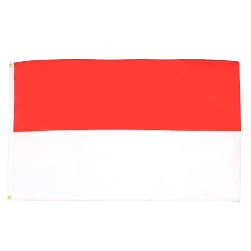 AZ FLAG - Drapeau Alsace Rot un Wiss - 150x90 cm - Polyester léger - Drapeau Alsacien - France Avec Oeillets Métalliques Intégrés - 80g