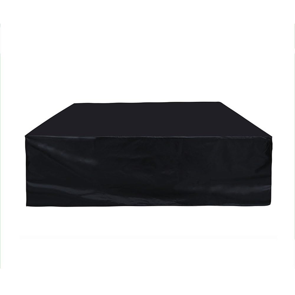 WJJKJH Waterproof Windproof Outdoor Furniture Cover, 420D Oxford Fabric for Patio, Dining Table, Sofa, Rattan Furniture with Custom Size(270x180x89cm)