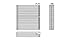 TYC 97179 Replacement Evaporator for Acura TSX