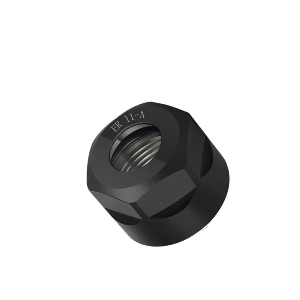 1pc ER11-ER32 Metal Clamping Nut - A/M/UM Type Anti-Loosening Collet Nut for CNC Engraving Machines(19mmx11.3mm)