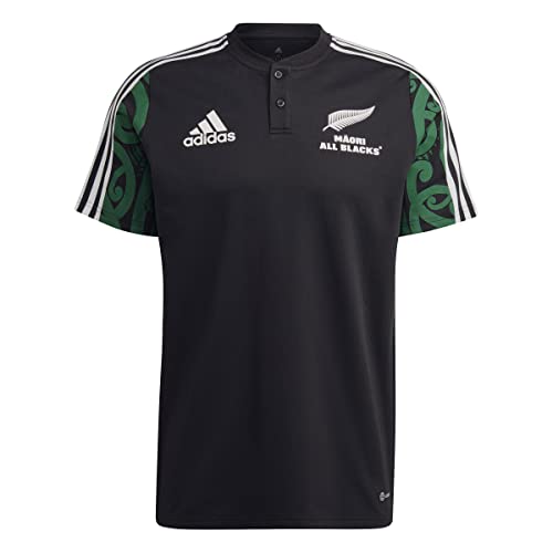 adidas Maori Polo, Noir/Teagrn, XS Homme