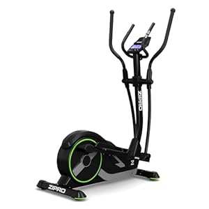 Crosstrainer Wave, Ellipsentrainer bis zu 120 kg, Crosstrainer für Zuhause, Cardio Trainingsgerät, Exercise Machines, Heimtrainer, 32 Widerstandsstufen, Bluetooth, iPad-Halterung