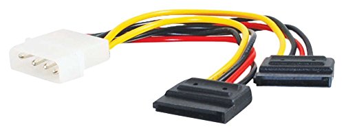 Preisvergleich Produktbild CABLESTOGO Cables to Go 81854 SATA Dual Stromadapterkabel (0,2m)
