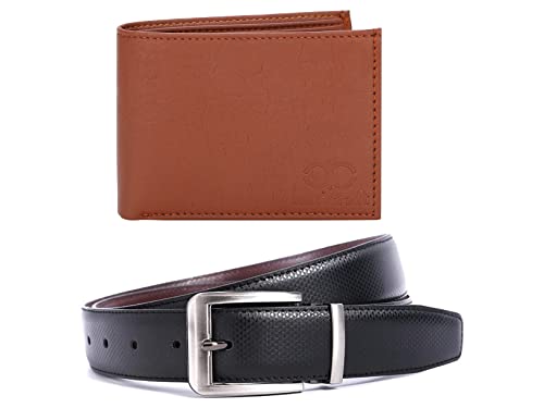 Image of Amicraft Men's Combo Pack Of Wallet & Belt