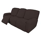 Easy-Going 8 Pieces Recliner Sofa Stretch Sofa Slipcover Sofa Cover Furniture Protector Couch Soft...