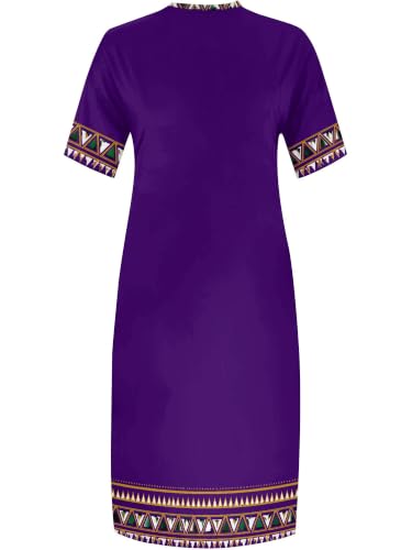 Image of PinkPatty Women's Oversize V Neck Short Sleeve Maxi Dress with Pockets