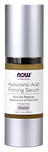 NOW Solutions, Hyaluronic Acid Firming Serum, Naturally Reduces Appearance of Fine Lines, 1-Ounce