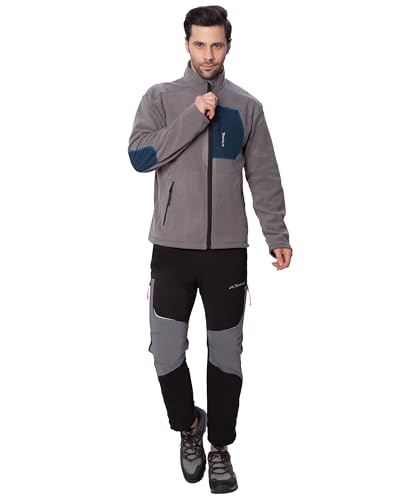 Image of TRIPOLE Men's Fleece Jacket for Hiking and Daily Use