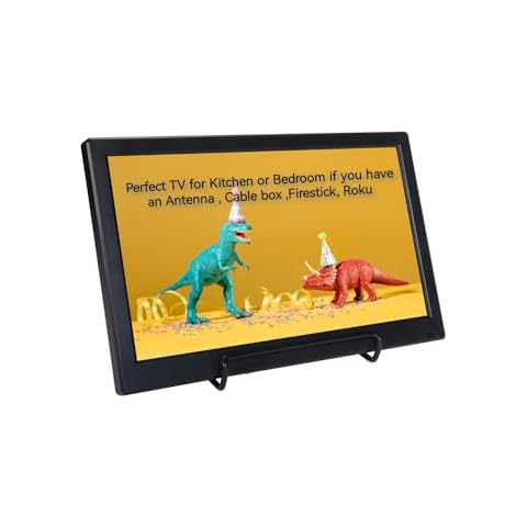 LONCEVON 11.6 inch Small Mini Monitor IPS 1920x1080P Screen Portable PC Extended Monitor HDMI Screen Extender with HDMI VGA AV USB BNC Coaxial Port ; Build in Dual Speakers,Remote Cover