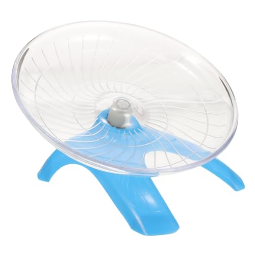 HANABASS Silent Hamster Wheel for Pets Exercise Wheel for Hamsters Hedgehogs and Gerbils Enrichment for Chinchillas and Transparent Design