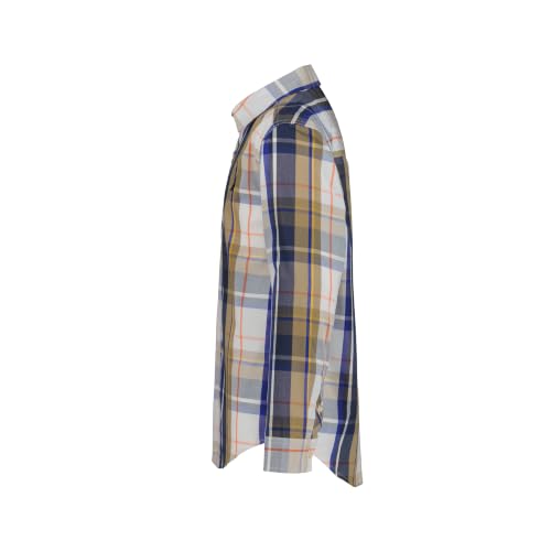 Image of Nautica Boys Long Sleeve Woven Button-Down Shirt, Comfortable, Classic Fit