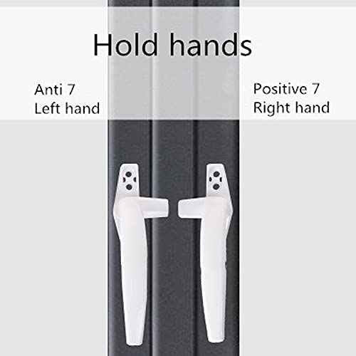 Manilla Puerta Aluminio,Maneta Puerta Aluminio Puertas metálicas duraderas de bloqueo Manija de bloqueo deslizante Manijas de manijas de seguridad PASSP para hardware para el hogar Asas ajustables izq