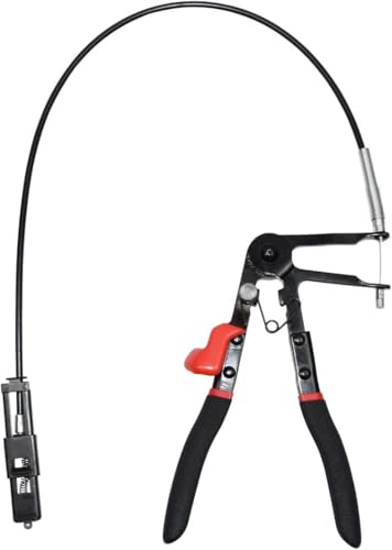CENWOTL Flexible Wire Long Reach Hose Clamp Plier, Flexible Spring Clamp Pliers, Car Maintenance Repair Tools for Fuel Pipes, Oil Pipes, Radiator