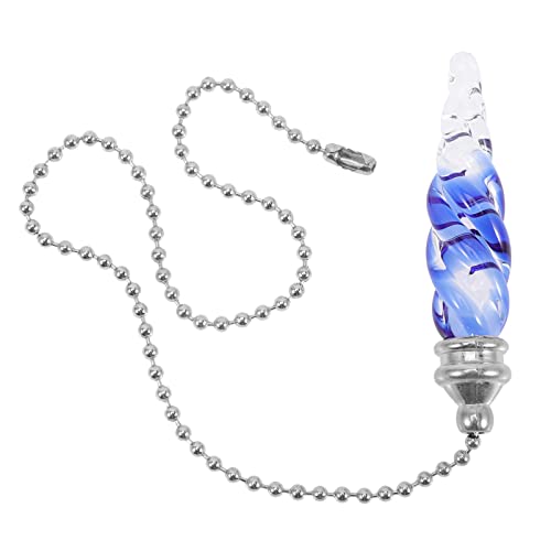 LIFKOME Cadena Para Ventilador De Techo Con Candelabro De Vidrio Cadena Para Ventilador Decorativa Accesorio Para Ventilador De Techo De Fácil Instalación Y Extracción