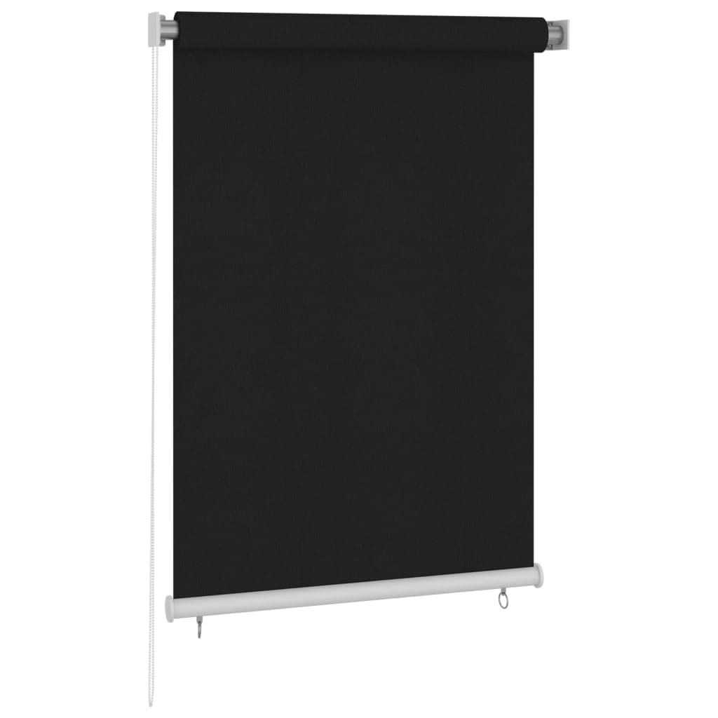 Store extérieur vertical noir 100 x 140 cm anti chaleur pour terrasse