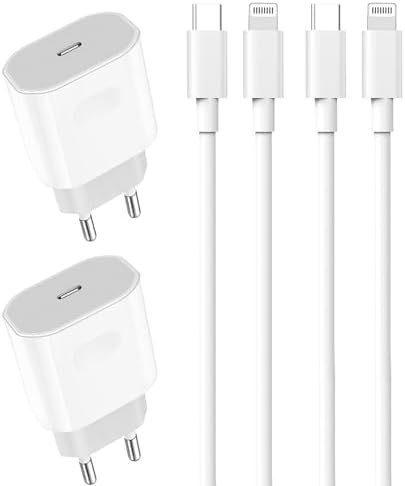RAVIAD IPhone Ladekabel Set - 20W Schnellladegerät Mit 2m Kabel