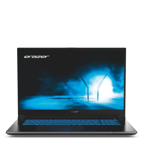 MEDION ERAZER Scout E30i MD62651 - Portátil Gaming 17.3' FHD, Intel Core i5-12450H, 16GB RAM, 512GB SSD, NVIDIA GeForce RTX 4050, Windows 11 Home, Gris - Teclado QWERTY Español