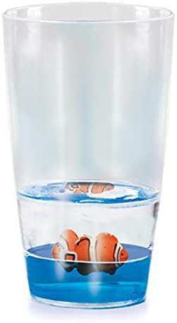 Deluxebase Floatarama Tumbler - Clown Fish from 9oz BPA-Free Acrylic Plastic Drinking Glasses with Floating Animal Figurines. Cute Drinkware and Novelty Glassware. image 3