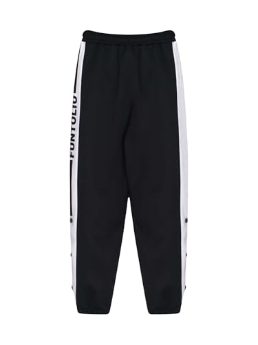 YEAHDOR Kids Boys Warm Fleece Lined Jogger Sweatpants with Pockets Casual School Trousers for Sports Games4