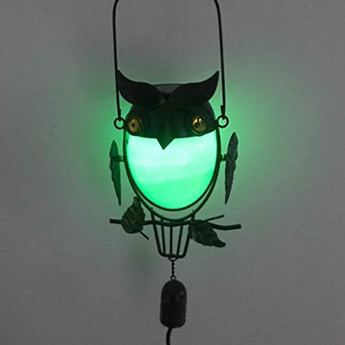 gazechimp Solar LED Luz Coruja Lâmpada Paisagem Colorida Lâmpada Caminho Ao Ar Livre Quintal Decoraç