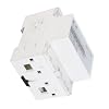 Electric Meter, KWh Meter, Single Phase 4P LED DIN Rail Electricity Power Consumption Wattmeter Energy Meter, 10 40A
